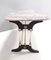 Tavolino da caffè vintage in faggio con ripiano rettangolare in Breccia Pernice in marmo, anni '60, Immagine 6