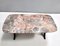 Vintage Beech Coffee Table with Rectangular Marble Breccia Pernice Top, 1960s 7