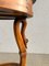 Mesa auxiliar Swan Gueridon neoclásica ovalada de madera, años 60, Imagen 9