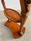 Mesa auxiliar Swan Gueridon neoclásica ovalada de madera, años 60, Imagen 6