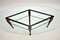 Vintage Italian Steel and Copper Coffee Table, 1960s, Image 3