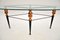 Vintage Italian Steel and Copper Coffee Table, 1960s 6