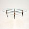 Vintage Italian Steel and Copper Coffee Table, 1960s, Image 2