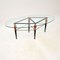 Vintage Italian Steel and Copper Coffee Table, 1960s, Image 1
