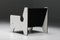 Post-Modern Italian Black & White Lounge Chair, 1970s, Image 4