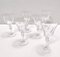 Bicchieri da champagne postmoderni in cristallo baccarat, Francia, anni '60, set di 5, Immagine 3