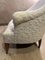 French White Upholstered 2-Seat Sofa, Image 3