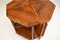 Art Deco Figured Walnut Nesting Coffee Table, 1920s, Set of 5 9