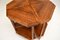 Art Deco Figured Walnut Nesting Coffee Table, 1920s, Set of 5, Image 9