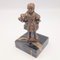 Figurine de Fille en Bronze sur Socle en Marbre, 1890s 1