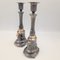Two Silver-Plated Candlesticks. 1880s, Set of 2 5