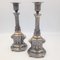 Two Silver-Plated Candlesticks. 1880s, Set of 2 1