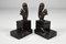 Art Deco Squirrel Bookends in Silvered Bronze by Marcel Guillemard, 1920s, Set of 2 4