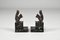 Art Deco Squirrel Bookends in Silvered Bronze by Marcel Guillemard, 1920s, Set of 2 6