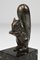 Sujetalibros Art Déco de bronce plateado de Marcel Guillemard, años 20. Juego de 2, Imagen 12