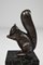 Art Deco Squirrel Bookends in Silvered Bronze by Marcel Guillemard, 1920s, Set of 2, Image 10