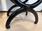 French Stools in Ebonized Beech Wood & Creme Velvet, 1820, Set of 2, Image 11