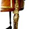 Antiker Intarsien Vergoldeter Ormolu Holz Beistelltisch im Louis XVI Stil 2