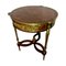 Antique Louis XVI Style Marquetery Gilt Wood Ormolu Mounted Side Table 1