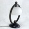 Art Deco Wrought Iron Table Lamp attributed to Schneider, 1930s 4