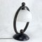 Art Deco Wrought Iron Table Lamp attributed to Schneider, 1930s, Image 4
