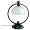 Art Deco Wrought Iron Table Lamp attributed to Schneider, 1930s, Image 1