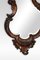 Espejo de pared de caoba renacentista rococó, Imagen 4