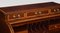 Zylinderförmiger Schreibtisch aus Mahagoni mit Intarsien, 1890er 5