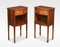String Inlaid Bedside Tables, 1890s, Set of 2 1