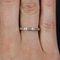 Modern Diamond 18 Karat Yellow Gold Half Wedding Ring 4