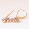 Vintage 10k Yellow and White Gold Earrings with Tanzanites and Diamonds, Set of 2 2