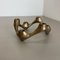 Mid-Century Brutalist Bronze Candleholder attributed to Michael Harjes, Germany, 1960s 13
