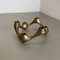 Mid-Century Brutalist Bronze Candleholder attributed to Michael Harjes, Germany, 1960s 5