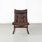 Siesta Armchair in Wood and Leather by Ingmar Relling for Westnofa Vestlandske, 1970s 3