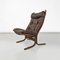 Siesta Armchair in Wood and Leather by Ingmar Relling for Westnofa Vestlandske, 1970s 4