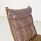 Siesta Armchair in Wood and Leather by Ingmar Relling for Westnofa Vestlandske, 1970s 10