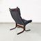 Siesta Armchair in Wood and Leather by Ingmar Relling for Westnofa Vestlandske, 1970s 7