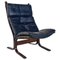 Siesta Armchair in Wood and Leather by Ingmar Relling for Westnofa Vestlandske, 1970s 1