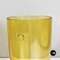 Italienische Vasen aus Gelbem geblasenem Muranoglas von Carlo Nason, 1970er, 3er Set 6