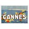 Póster publicitario de viajes francés de Cannes de George Goursat, años 30, Imagen 1