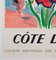 French SNCF Cote d'Azur Railway Travel Advertising Poster by Jal, 1947 7