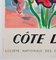 French SNCF Cote d'Azur Railway Travel Advertising Poster by Jal, 1947, Image 7