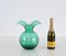 Mid-Century Italian Vase in Green Murano Glass by Ivv, 1970s 3