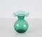 Italienische Mid-Century Vase aus grünem Muranoglas von Ivv, 1970er 8
