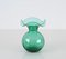 Mid-Century Italian Vase in Green Murano Glass by Ivv, 1970s 8