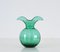 Mid-Century Italian Vase in Green Murano Glass by Ivv, 1970s, Image 4