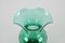 Mid-Century Italian Vase in Green Murano Glass by Ivv, 1970s, Image 5