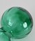 Mid-Century Italian Vase in Green Murano Glass by Ivv, 1970s, Image 12