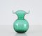 Mid-Century Italian Vase in Green Murano Glass by Ivv, 1970s 9