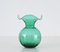 Mid-Century Italian Vase in Green Murano Glass by Ivv, 1970s, Image 9